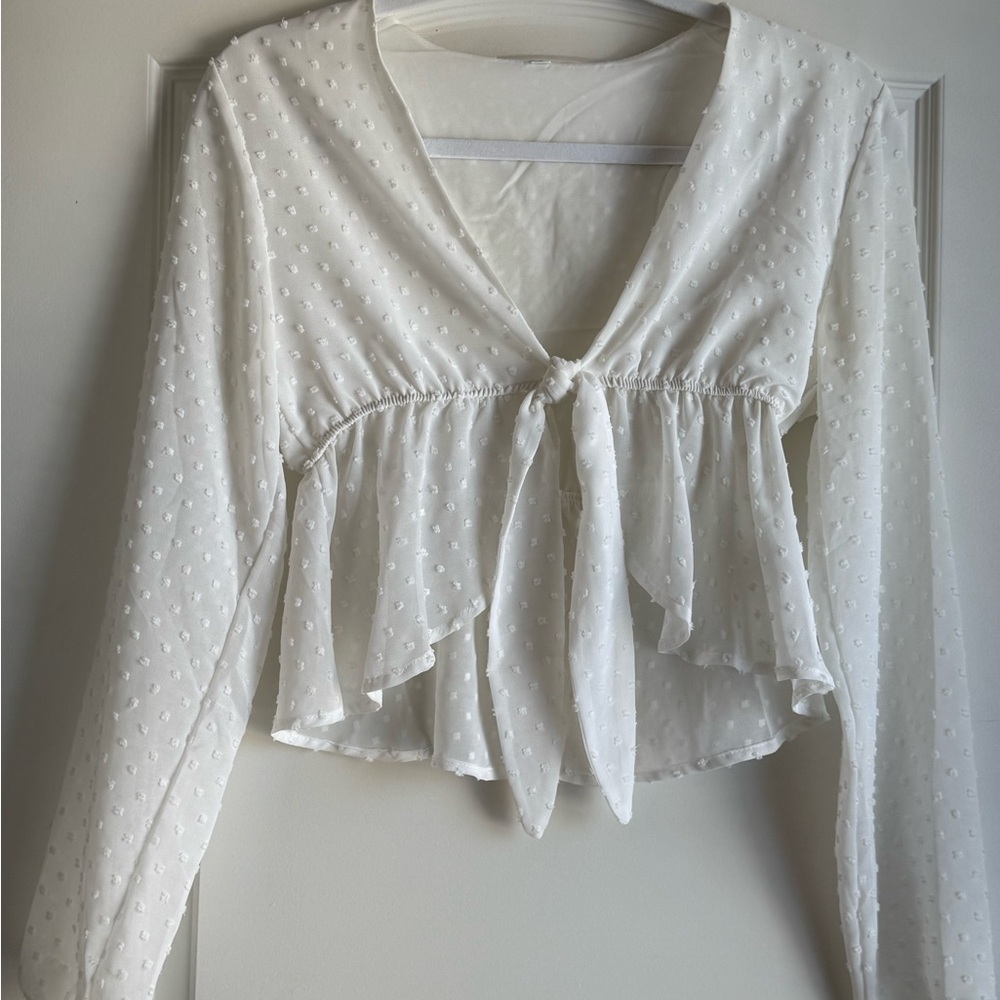 Elegant White Women's Top